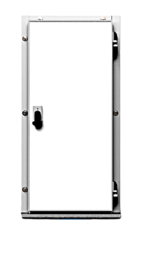 Распашные одностворчатые холодильные двери Север