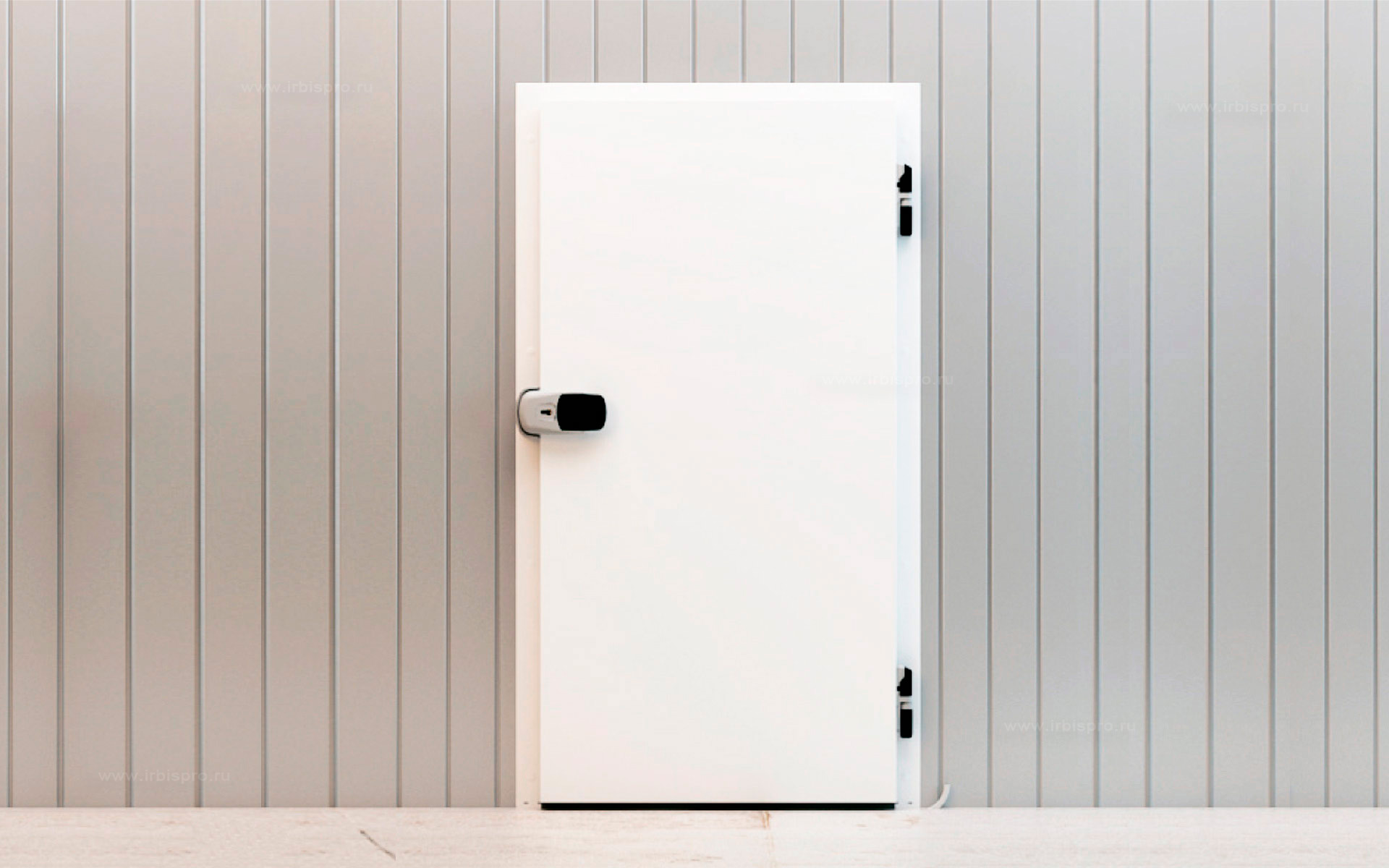 Распашные одностворчатые холодильные двери Ирбис