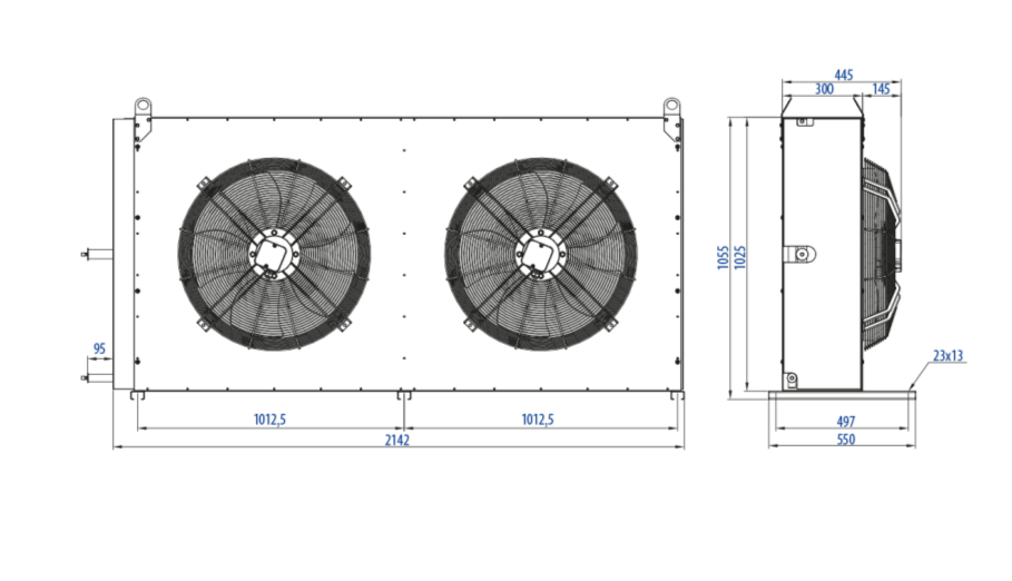 Воздушный конденсатор HCK BCH 263C T
