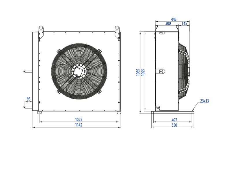 Воздушный конденсатор HCK BCM 163A T